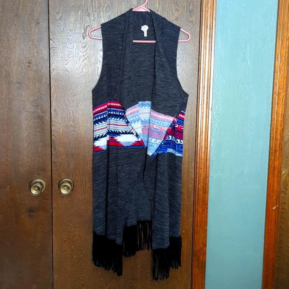 Boutique Fringed Vest